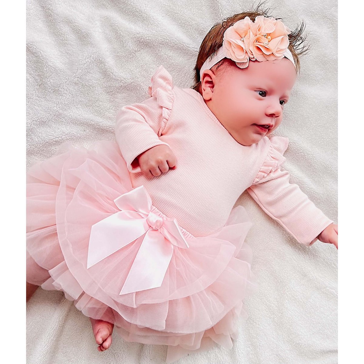 May Mays | Annabel Haarband | Blumen Rosa | Glitzerdiamanten