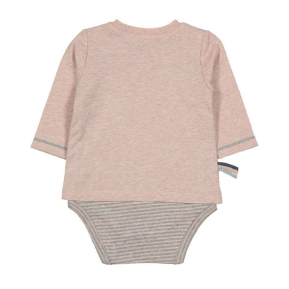 OrganicEra Organic Baby L/S T-Shirt-Body, Rose