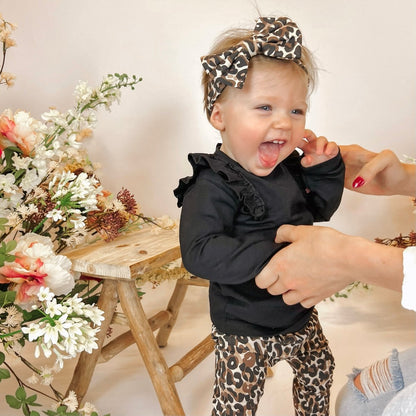 May Mays | Lilly Haarband | Leopardenschleife | 0-4 Jahre