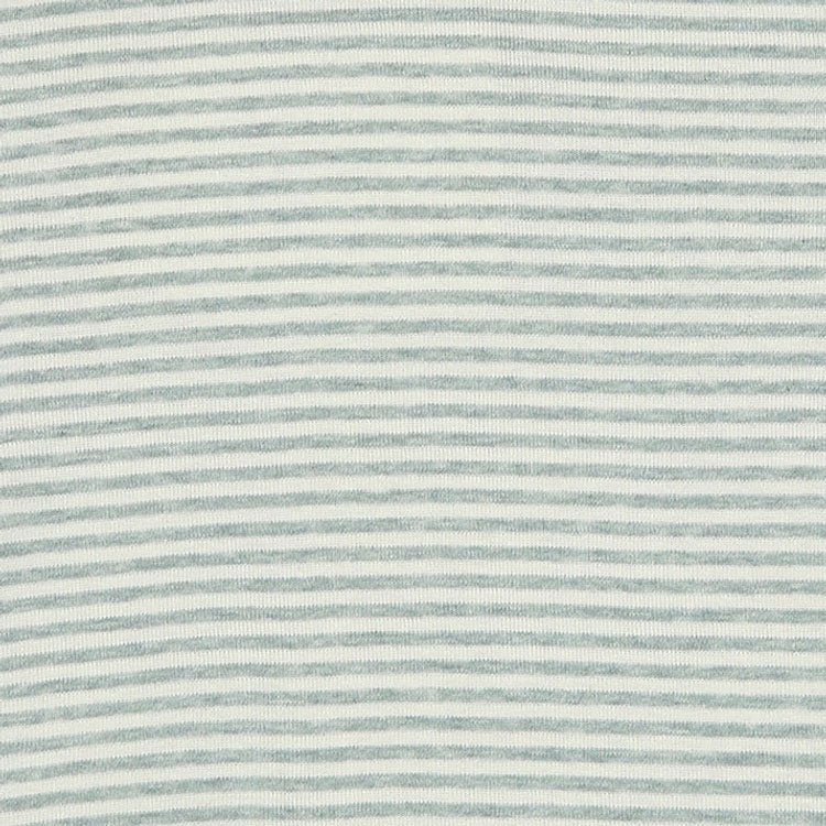 OrganicEra Organic Baby S/S Kimono-Body, Aqua Striped