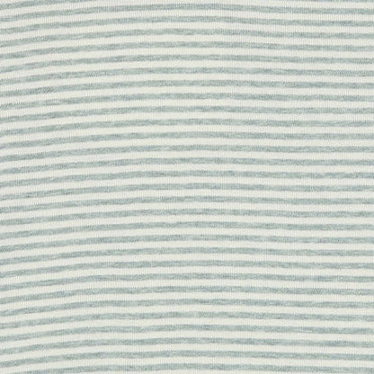 OrganicEra Organic Baby S/S Kimono-Body, Aqua Striped