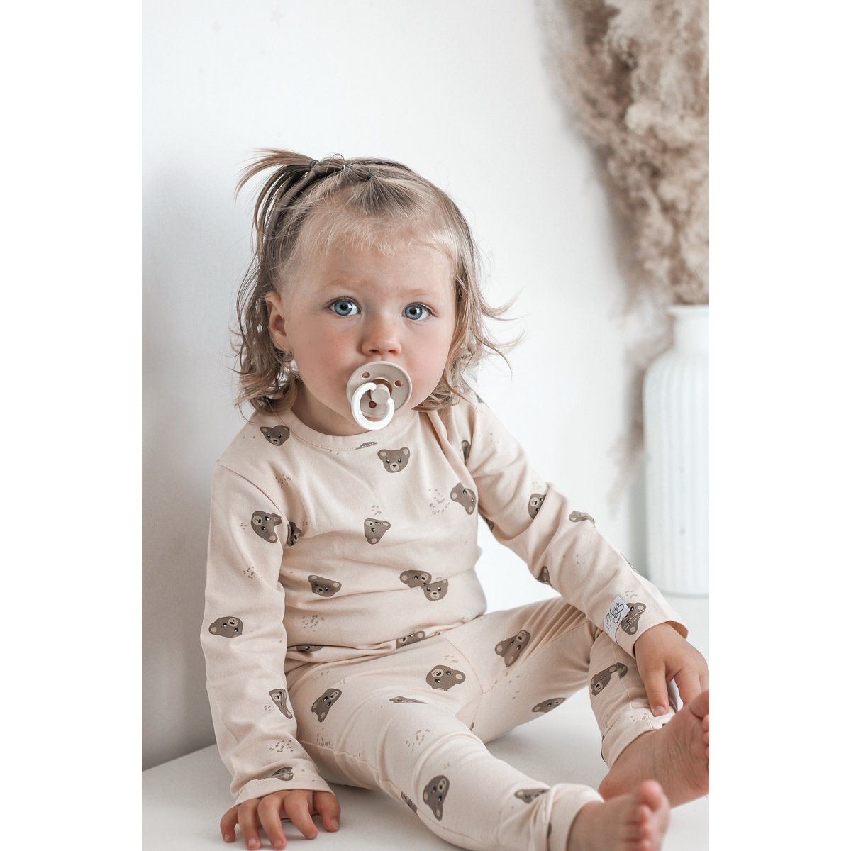 May Mays | Teddy-Baby-Shirt | Bären Beige