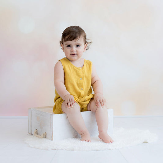 OrganicEra Bio-Hanf-Babystrampler, Senf