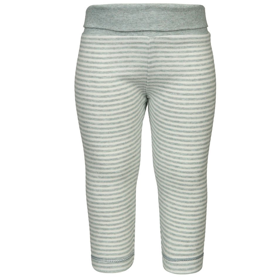 OrganicEra Bio-Baby-Leggings, Aqua Striped
