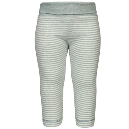 OrganicEra Bio-Baby-Leggings, Aqua Striped