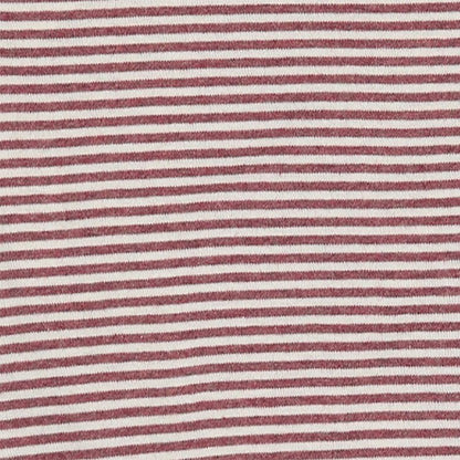 OrganicEra Organic Baby S/S T-Shirt Body, Bordeaux gestreift