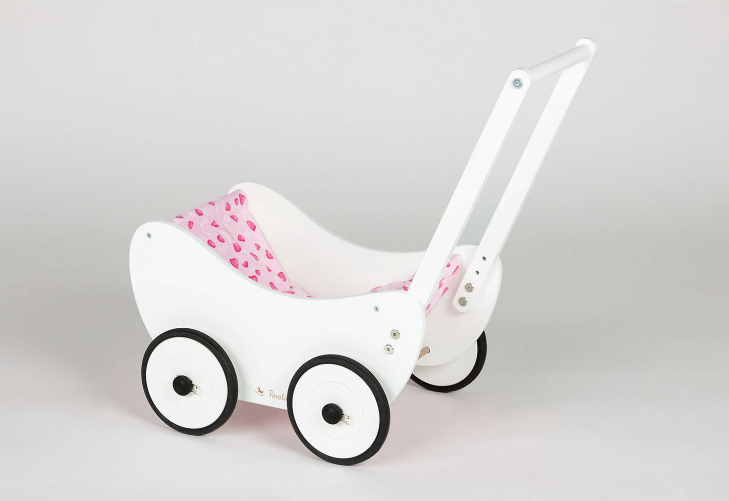 Puppenwagen 'Trixi', weiß, 2-teilig