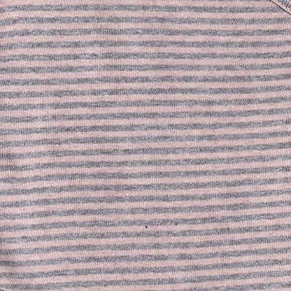 OrganicEra Organic Baby L/S Kimono-Body, Rose Striped