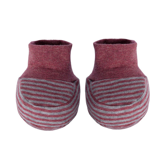 OrganicEra Bio-Babyschuhe, Bordeaux
