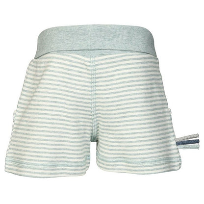 OrganicEra Bio-Baby-Shorts, Aqua Striped