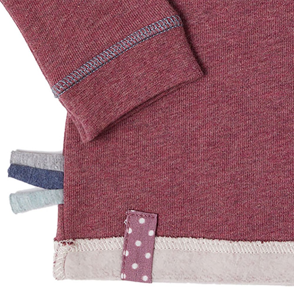 OrganicEra Bio-Baby-Sweatshirt, Bordeaux