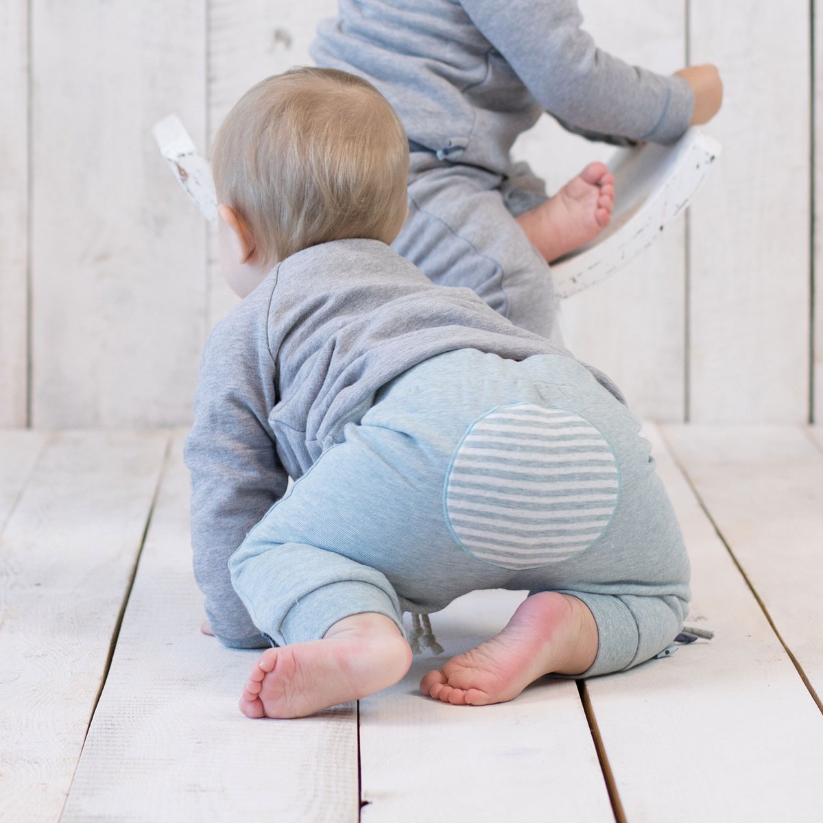 OrganicEra Bio-Baby-Jogginghose, Aqua