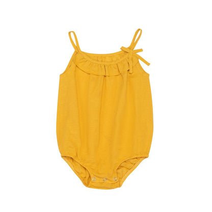 OrganicEra Bio-Baby-Hanf-Rüschen-Body, Blau